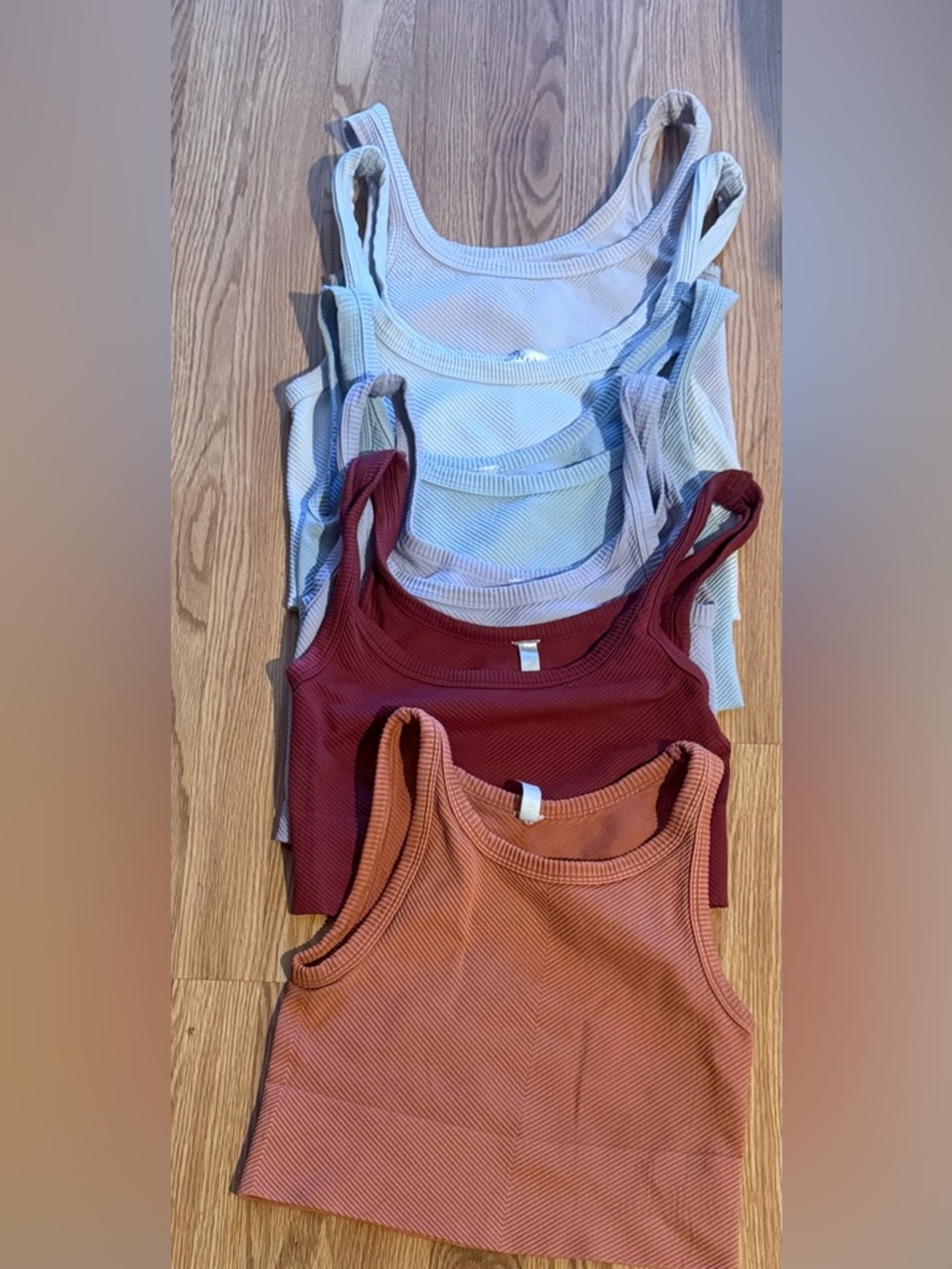 Ribbed Crop Tank Top -